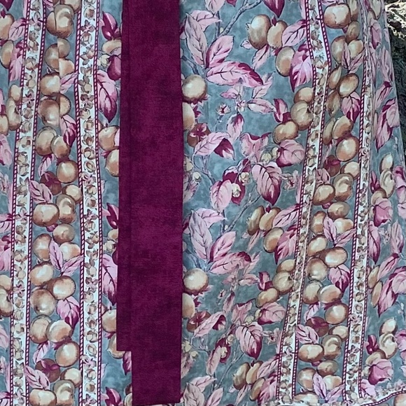 20” Wide Long Sage Green Apron Costume Apron for Octoberfest Dirndl Peasant - Picture 7 of 7